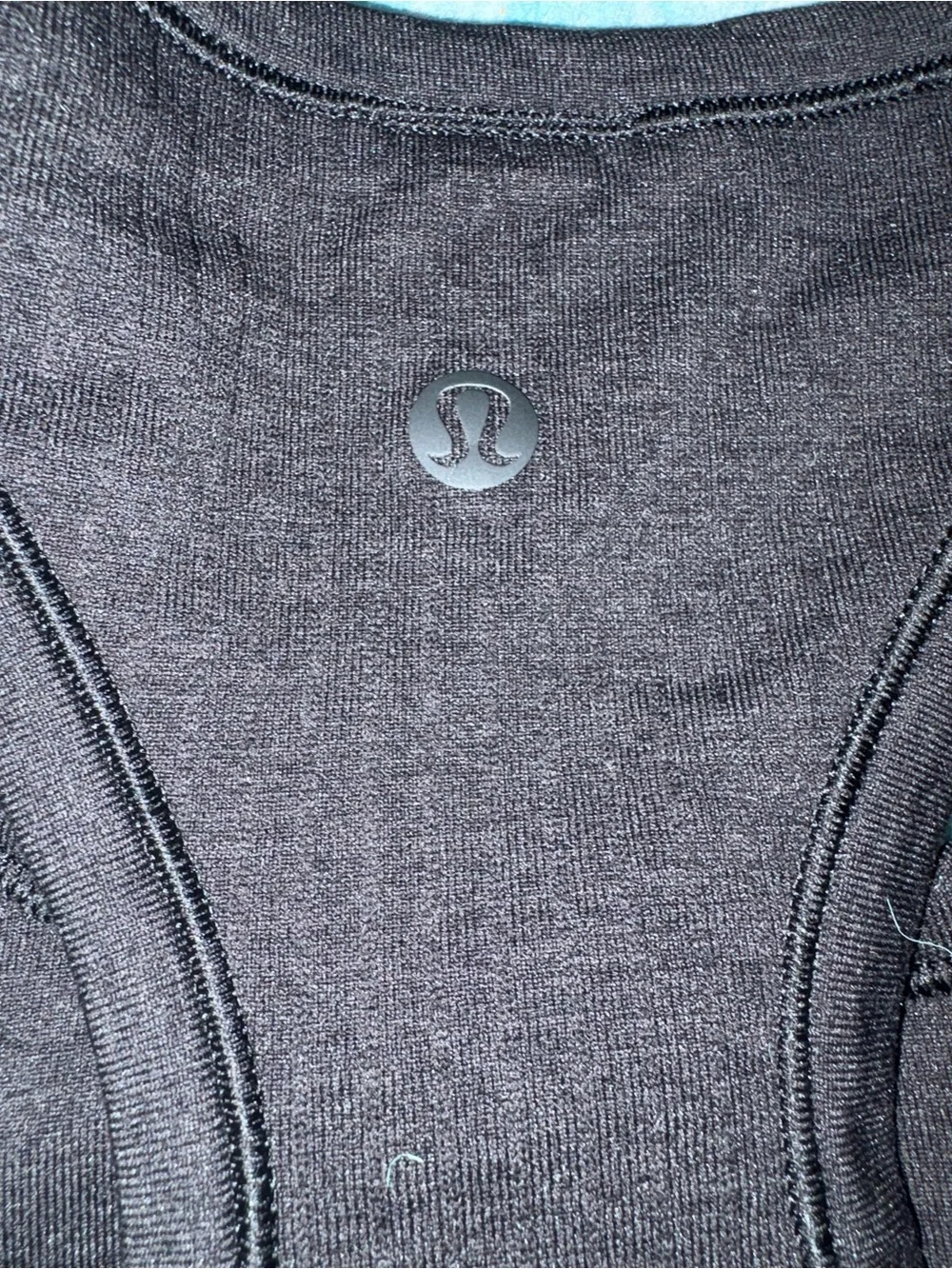 Lululemon Black Ribbed Racerback Bralette